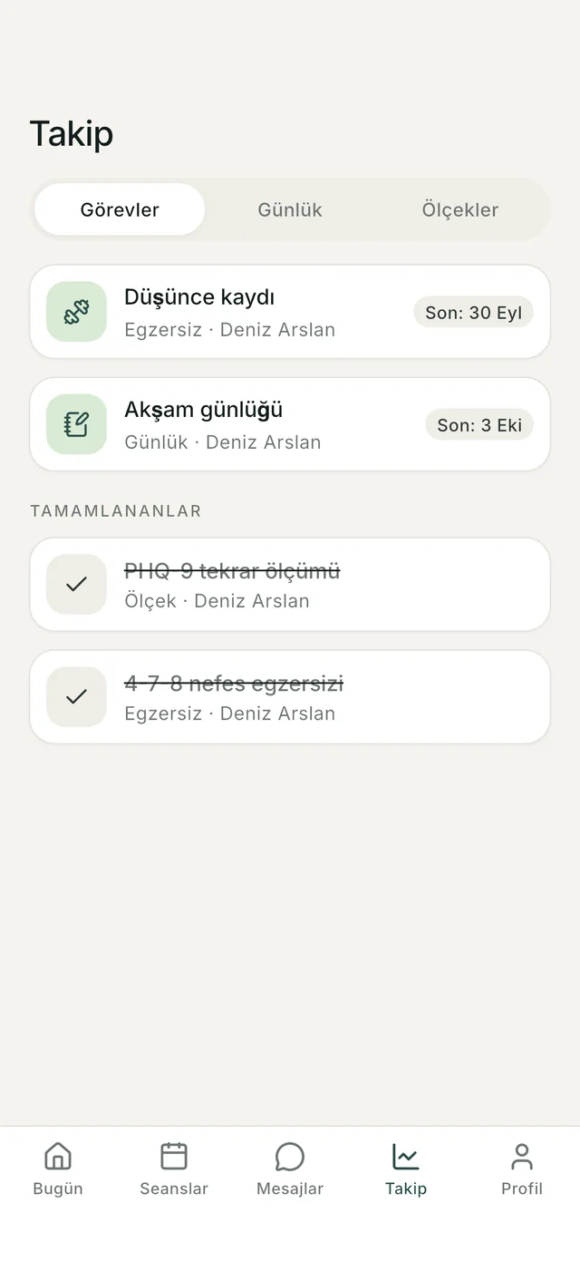 Görevler
